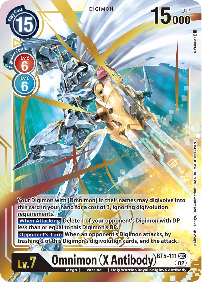 Omnimon [BT5-111] (X Antibody) (Resurgence Booster Reprint) [Resurgence Booster]