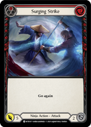 Surging Strike (Red) [WTR107] Unlimited Edition Rainbow Foil