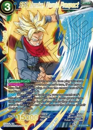 SS2 Trunks, Heroic Prospect (Gold Stamped) [P-219]