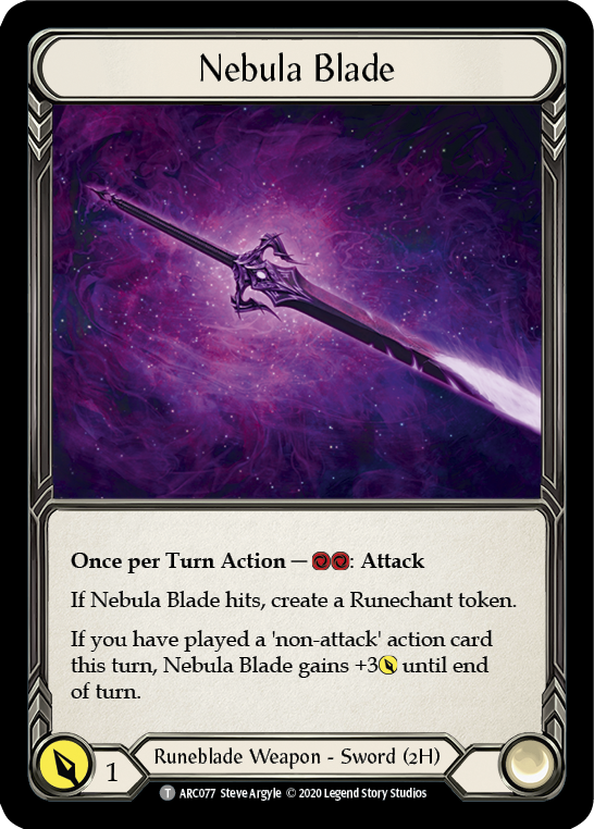 Nebula Blade [U-ARC077] Unlimited Normal