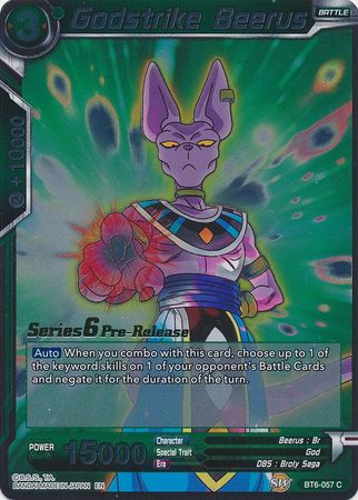 Godstrike Beerus (Destroyer Kings) [BT6-057_PR]