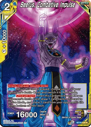 Beerus, Combative Impulse [BT16-128]