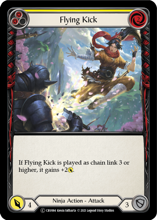 Soulbead Strike (Yellow) (Rainbow Foil) [CRU064-RF] Unlimited Rainbow Foil