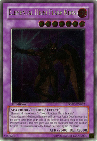 Elemental Hero Flare Neos (UTR) [POTD-EN032] Ultimate Rare