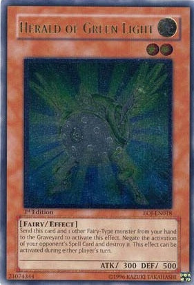 Herald of Green Light (UTR) [EOJ-EN018] Ultimate Rare