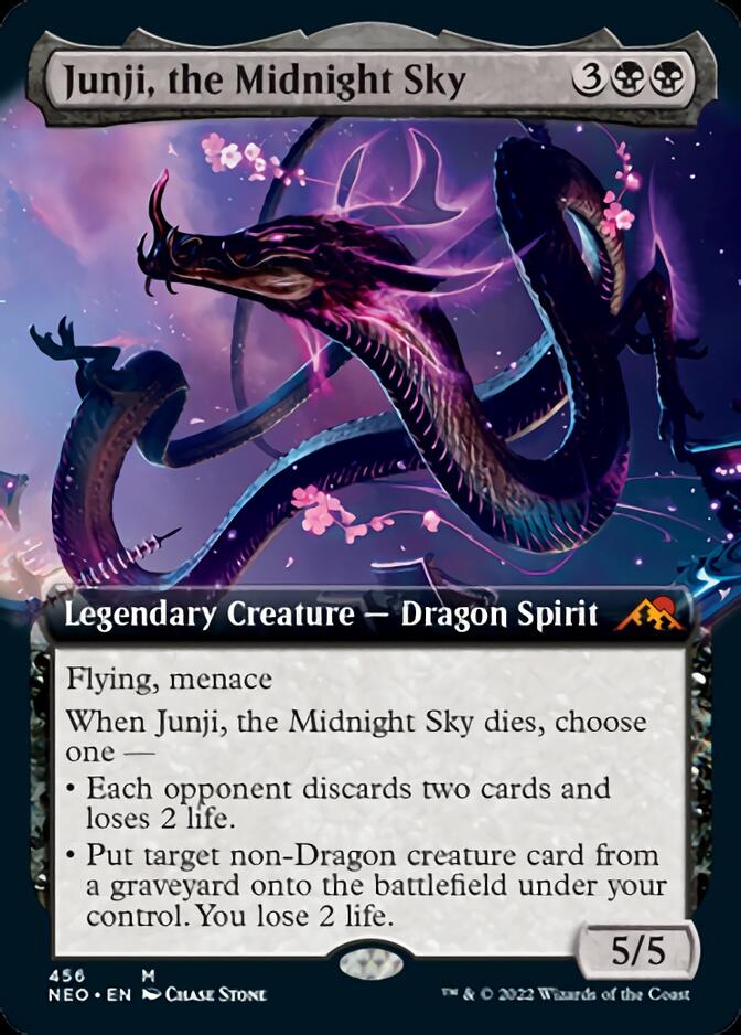 Junji, the Midnight Sky (Extended) [Kamigawa: Neon Dynasty]