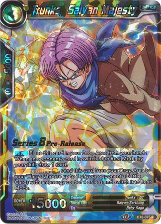 Trunks, Saiyan Majesty (Malicious Machinations) [BT8-075_PR]