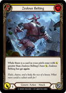 Zealous Belting (Yellow) (Rainbow Foil) [U-MON294-RF] Unlimited Edition Rainbow Foil