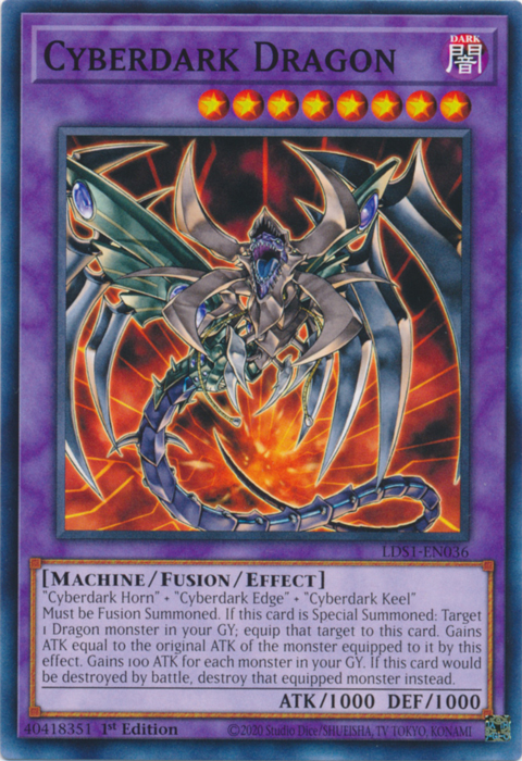 Cyberdark Dragon [LDS1-EN036] Common