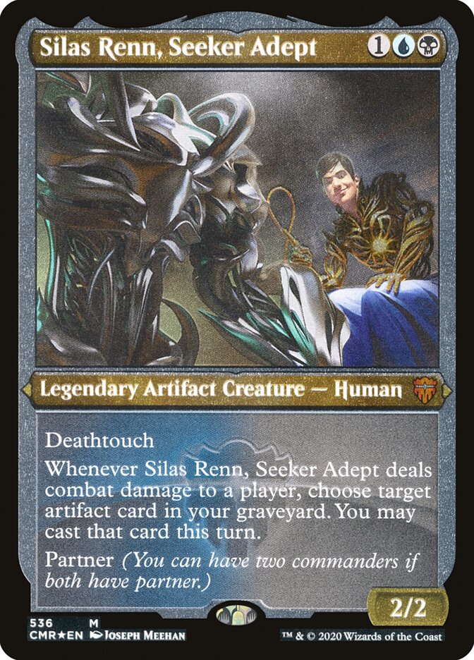 Silas Renn, Seeker Adept (Foil Etched) [Commander Legends]