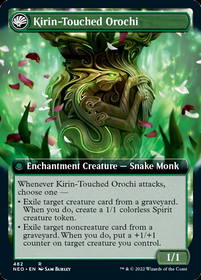 Teachings of the Kirin // Kirin-Touched Orochi (Extended) [Kamigawa: Neon Dynasty]