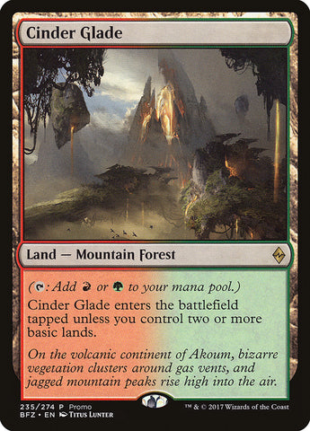 Cinder Glade (Promo) [Battle for Zendikar Promos]