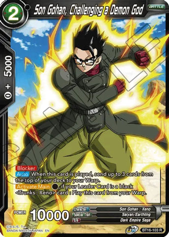 Son Gohan, Challenging a Demon God [BT16-103]