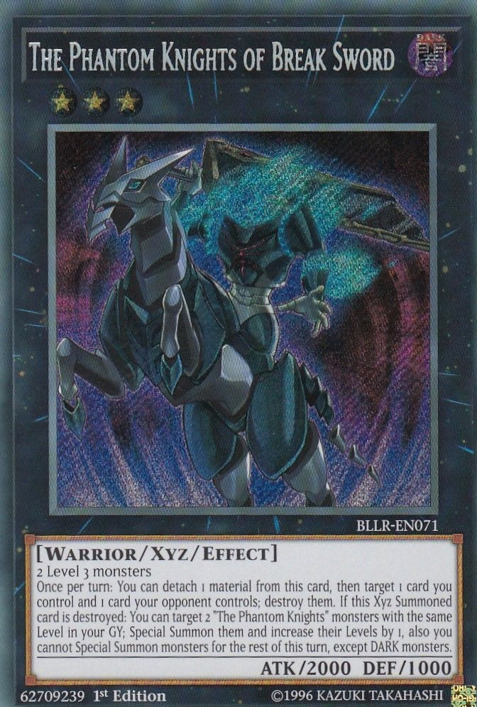 The Phantom Knights of Break Sword [BLLR-EN071] Secret Rare