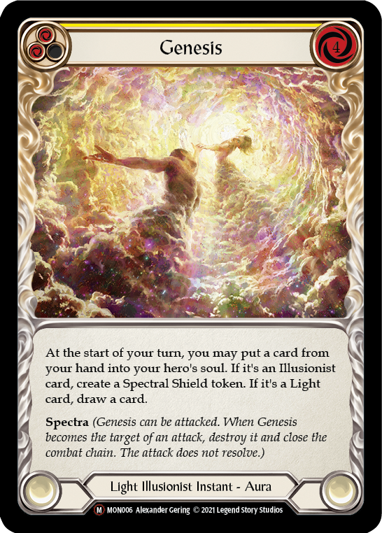 Genesis (Rainbow Foil) [U-MON006-RF] Unlimited Edition Rainbow Foil