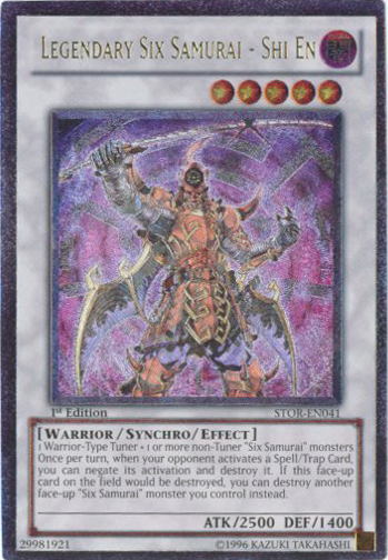 Legendary Six Samurai - Shi En (UTR) [STOR-EN041] Ultimate Rare