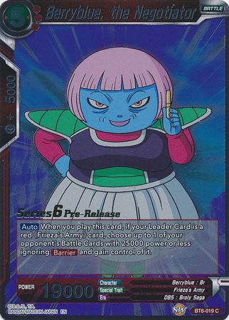 Berryblue, the Negotiator (Destroyer Kings) [BT6-019_PR]