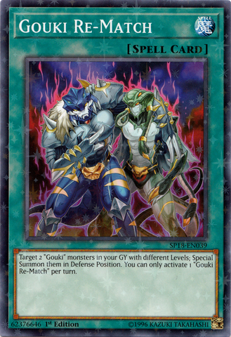 Gouki Re-Match (Starfoil) [SP18-EN039] Starfoil Rare