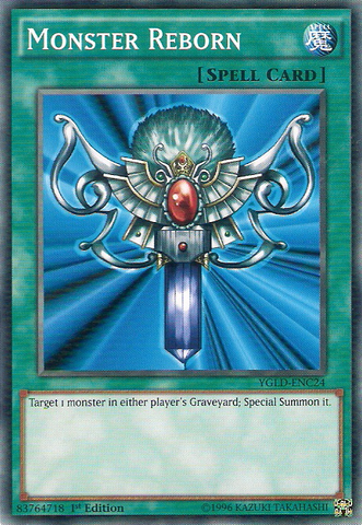 Monster Reborn (C) [YGLD-ENC24] Common