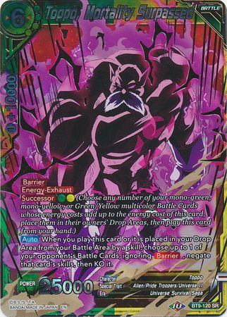 Toppo, Mortality Surpassed [BT9-120]