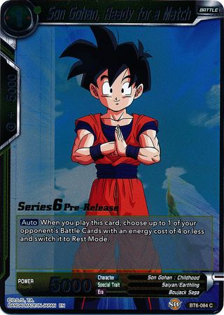 Son Gohan, Ready for a Match (Destroyer Kings) [BT6-084_PR]