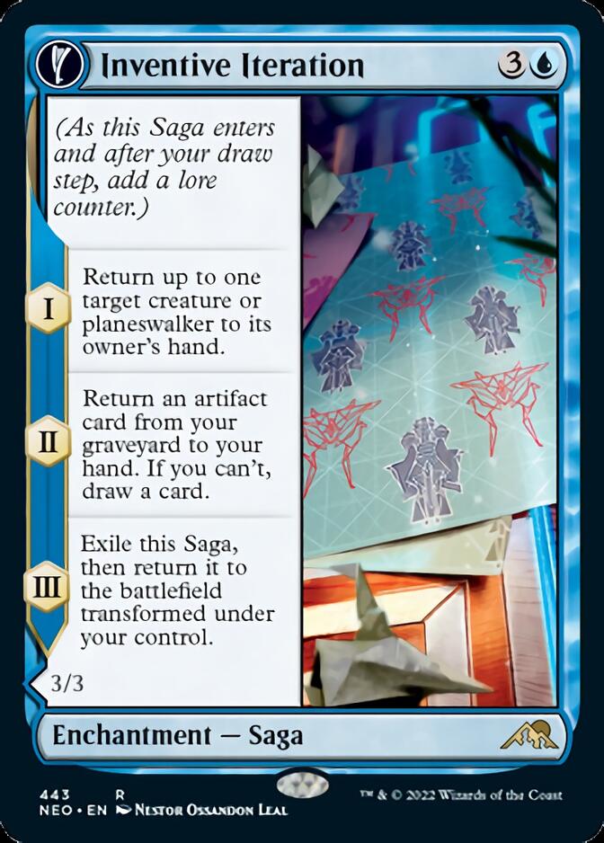 Inventive Iteration // Living Breakthrough (Extended) [Kamigawa: Neon Dynasty]