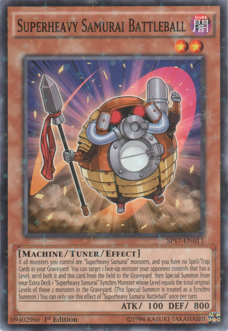 Superheavy Samurai Battleball (Starfoil) [SP17-EN011] Starfoil Rare