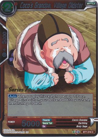 Coco's Grandpa, Village Oldster (Assault of the Saiyans) [BT7-016_PR]