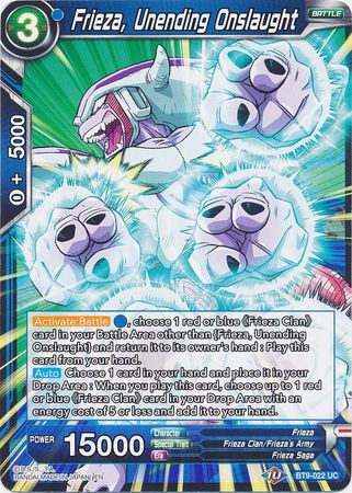Frieza, Unending Onslaught [BT9-022]