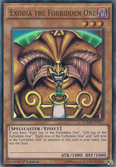 Exodia the Forbidden One (A) [YGLD-ENA17] Ultra Rare