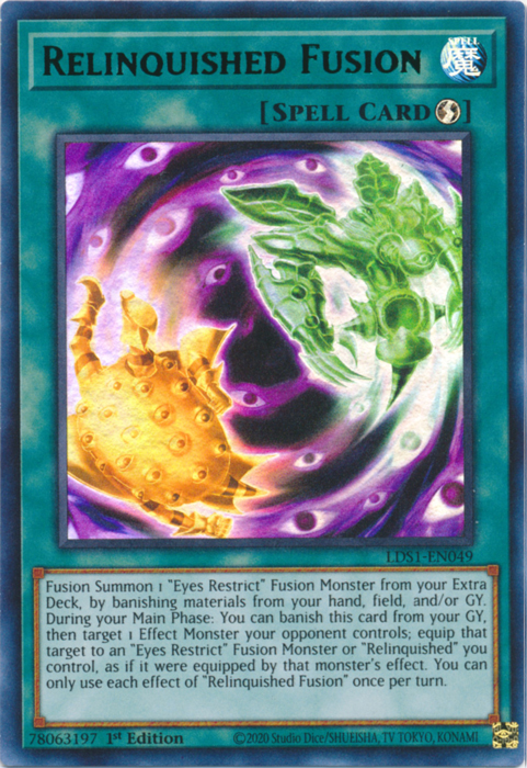 Relinquished Fusion (Green) [LDS1-EN049] Ultra Rare