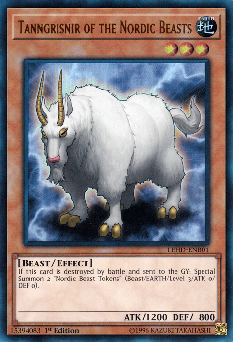 Tanngrisnir of the Nordic Beasts (UR) [LEHD-ENB01] Ultra Rare