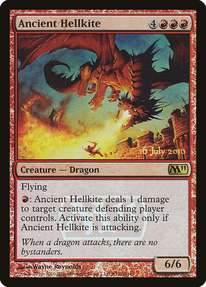 Ancient Hellkite [Magic 2011 Promos]