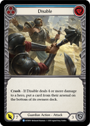 Disable (Blue) [WTR050] Unlimited Edition Rainbow Foil
