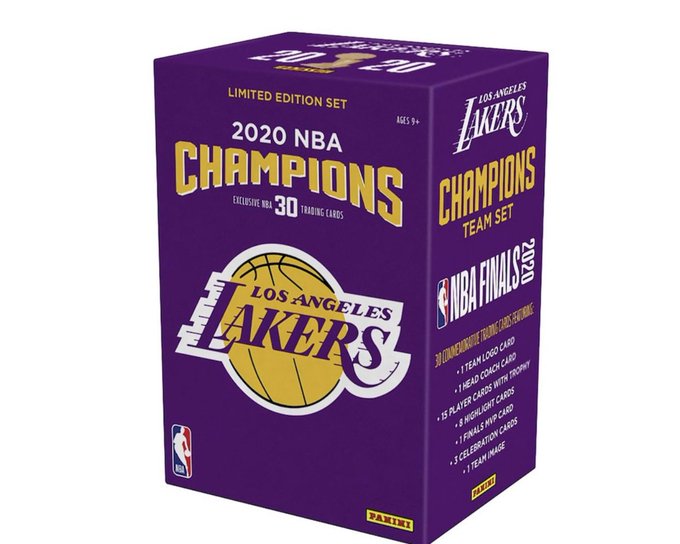 Panini Los Angeles Lakers 2020 NBA Finals Champions 30 Ct. Team Set