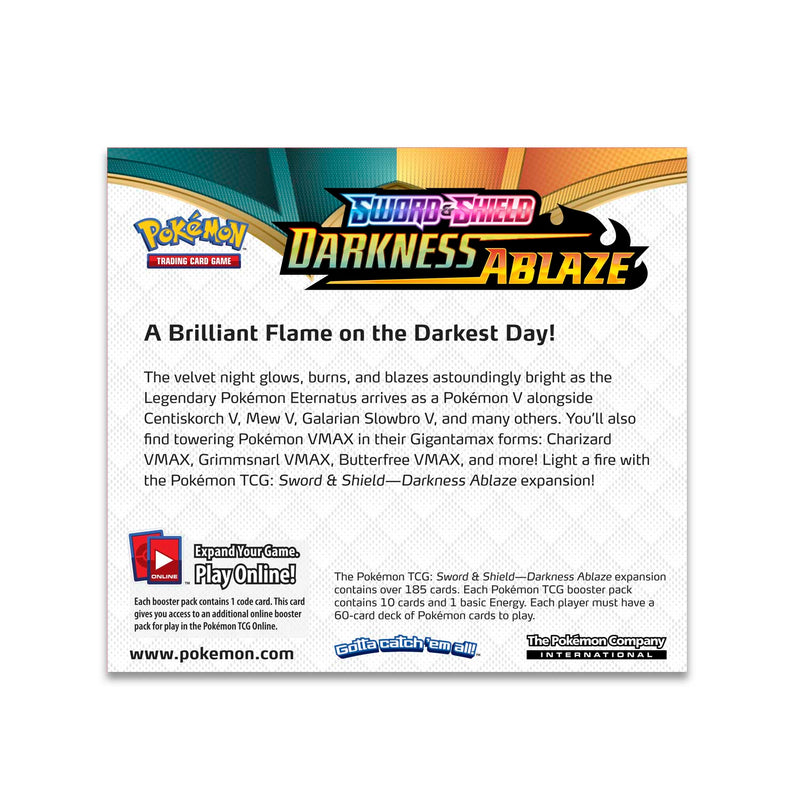 Pokémon TCG: Sword & Shield — Darkness Ablaze Booster Box - Duel Kingdom