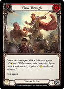 Plow Through (Red) (Rainbow Foil) [U-MON113-RF] Unlimited Edition Rainbow Foil