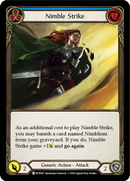 Nimble Strike (Blue) [WTR187] Unlimited Edition Rainbow Foil
