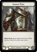 Ironrot Plate [WTR156] Unlimited Edition Rainbow Foil