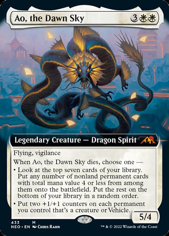 Ao, the Dawn Sky (Extended) [Kamigawa: Neon Dynasty]