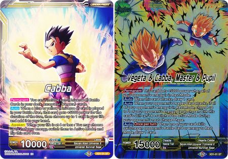 Cabba // Vegeta & Cabba, Master & Pupil [XD1-01]