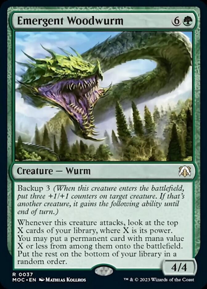 Emergent Woodwurm [March of the Machine Commander]