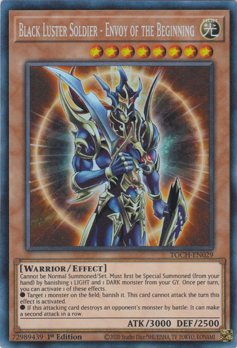 Black Luster Soldier - Envoy of the Beginning (CR) [TOCH-EN029] Collector's Rare