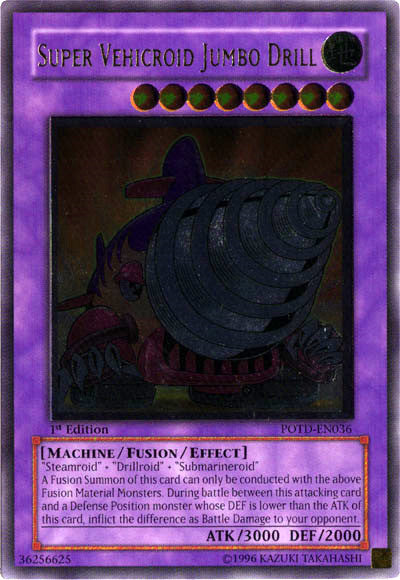 Super Vehicroid Jumbo Drill (UTR) [POTD-EN036] Ultimate Rare