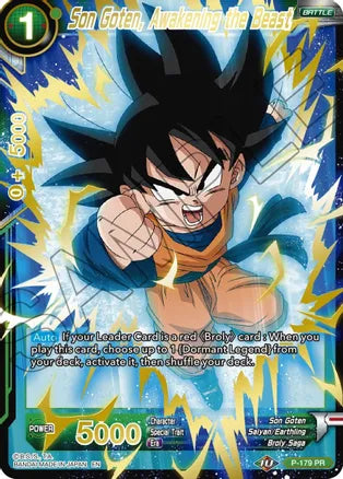 Son Goten, Awakening the Beast (Gold Stamped) [P-179]