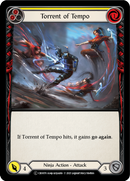 Flying Kick (Yellow) (Rainbow Foil) [CRU070-RF] Unlimited Rainbow Foil