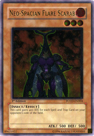 Neo-Spacian Flare Scarab (UTR) [POTD-EN004] Ultimate Rare