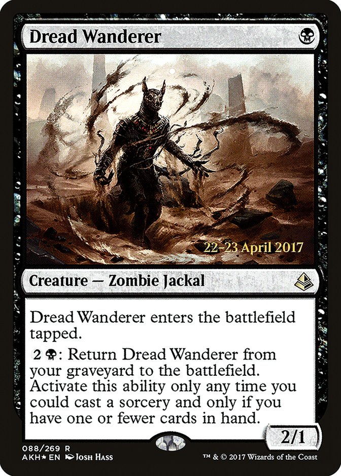 Dread Wanderer (Prerelease Promo) [Amonkhet Prerelease Promos]