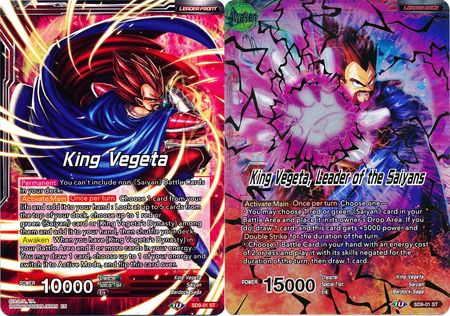 King Vegeta // King Vegeta, Leader of the Saiyans [SD9-01]