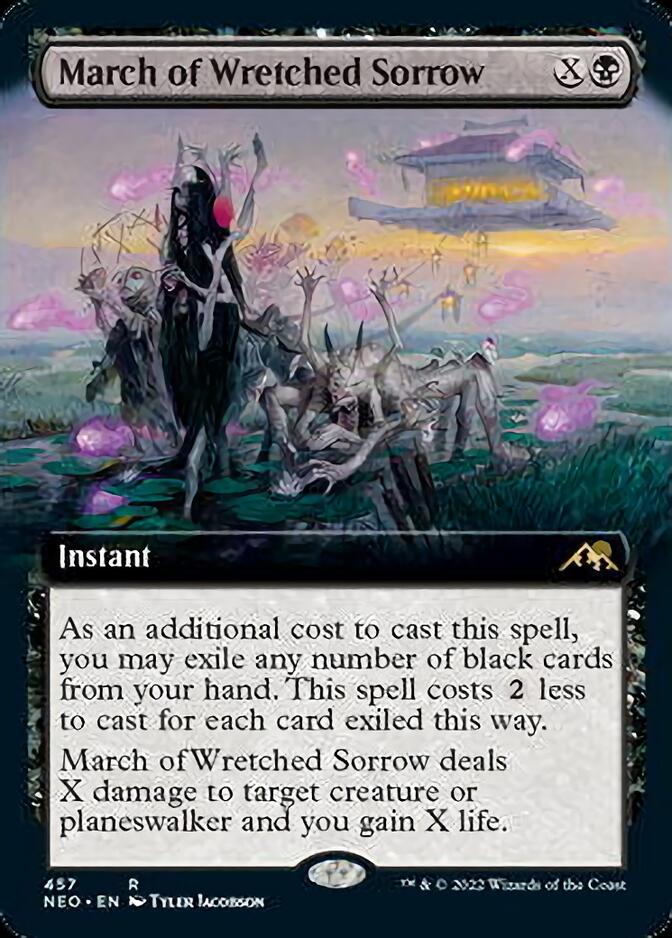 March of Wretched Sorrow (Extended) [Kamigawa: Neon Dynasty]